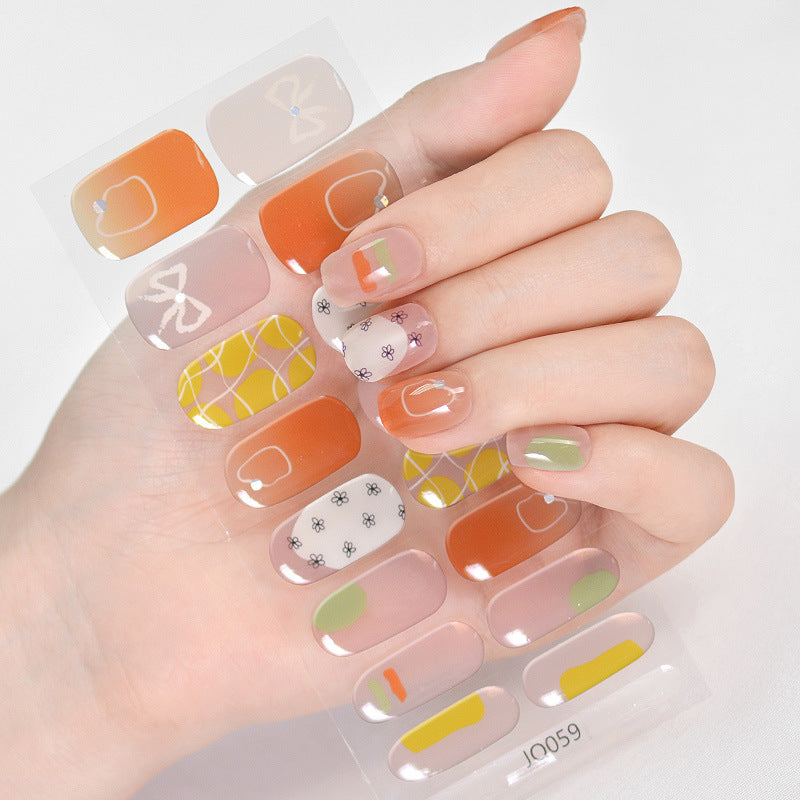 Nail Decals Embossed Nail Art Stickers Nail Stickers Bohemia Nail Designs Decals Nail Decoration for Women Girls Nail Art Supplies