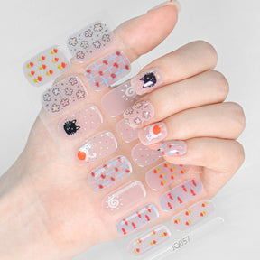 Nail Decals Embossed Nail Art Stickers Nail Stickers Bohemia Nail Designs Decals Nail Decoration for Women Girls Nail Art Supplies