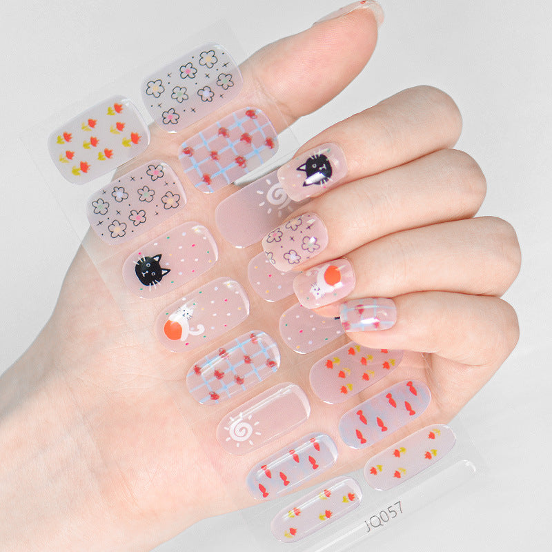 Nail Decals Embossed Nail Art Stickers Nail Stickers Bohemia Nail Designs Decals Nail Decoration for Women Girls Nail Art Supplies