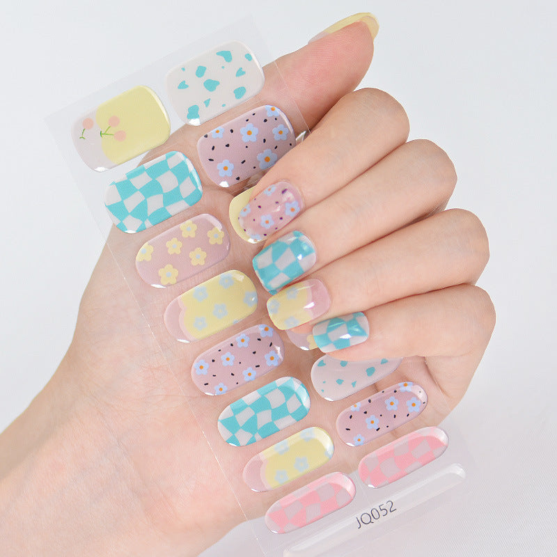 Nail Decals Embossed Nail Art Stickers Nail Stickers Bohemia Nail Designs Decals Nail Decoration for Women Girls Nail Art Supplies