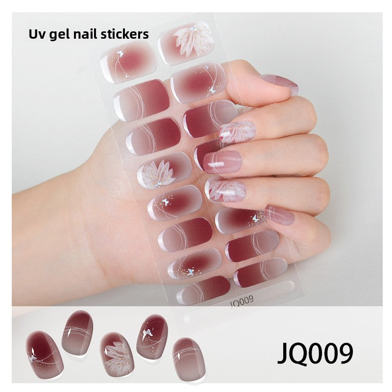 Nail Decals Embossed Nail Art Stickers Nail Stickers Bohemia Nail Designs Decals Nail Decoration for Women Girls Nail Art Supplies