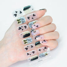 Nail Decals Embossed Nail Art Stickers Nail Stickers Bohemia Nail Designs Decals Nail Decoration for Women Girls Nail Art Supplies