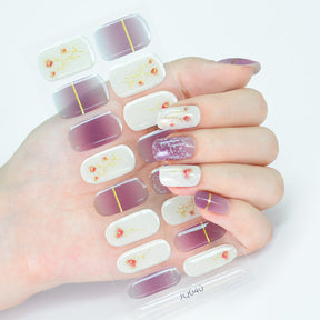 Nail Decals Embossed Nail Art Stickers Nail Stickers Bohemia Nail Designs Decals Nail Decoration for Women Girls Nail Art Supplies