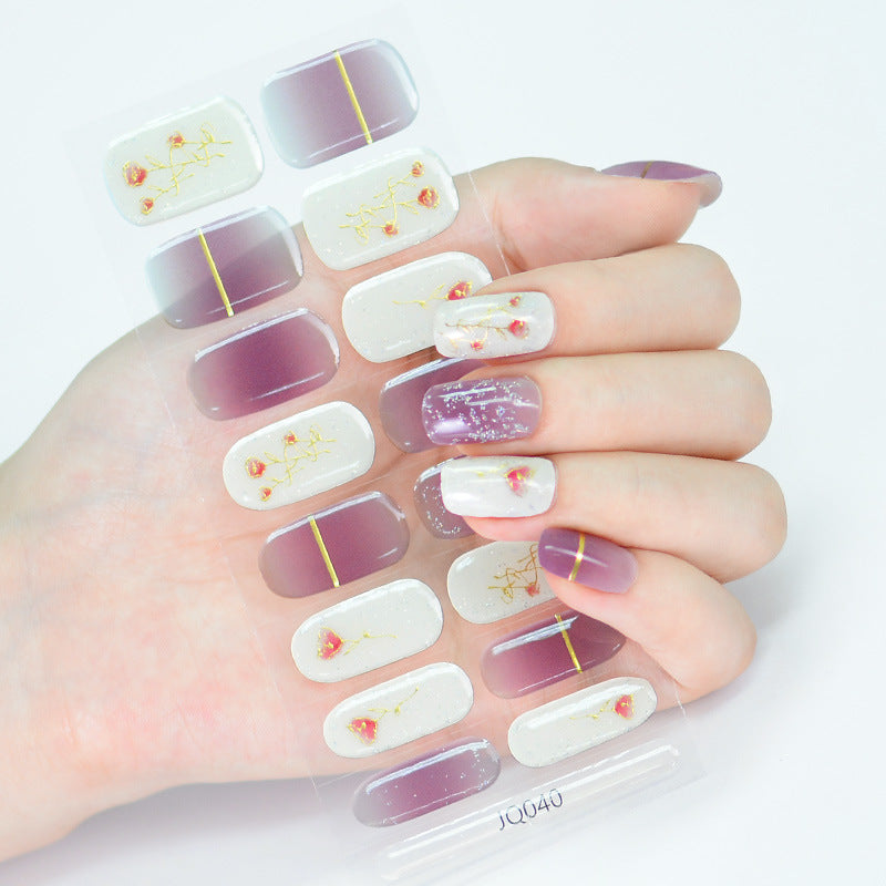 Nail Decals Embossed Nail Art Stickers Nail Stickers Bohemia Nail Designs Decals Nail Decoration for Women Girls Nail Art Supplies