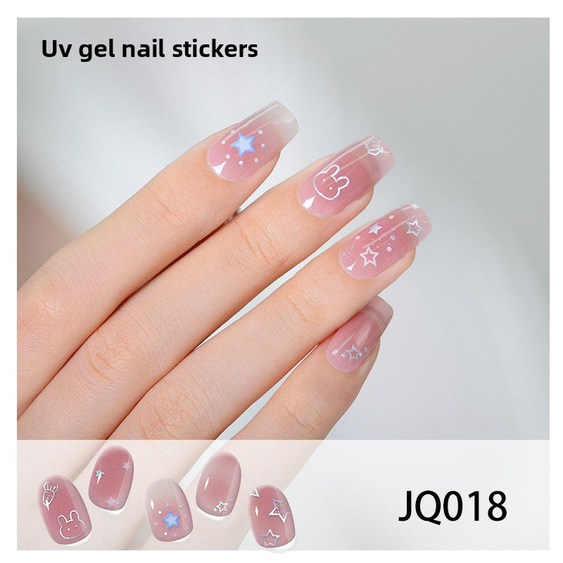 Nail Decals Embossed Nail Art Stickers Nail Stickers Bohemia Nail Designs Decals Nail Decoration for Women Girls Nail Art Supplies