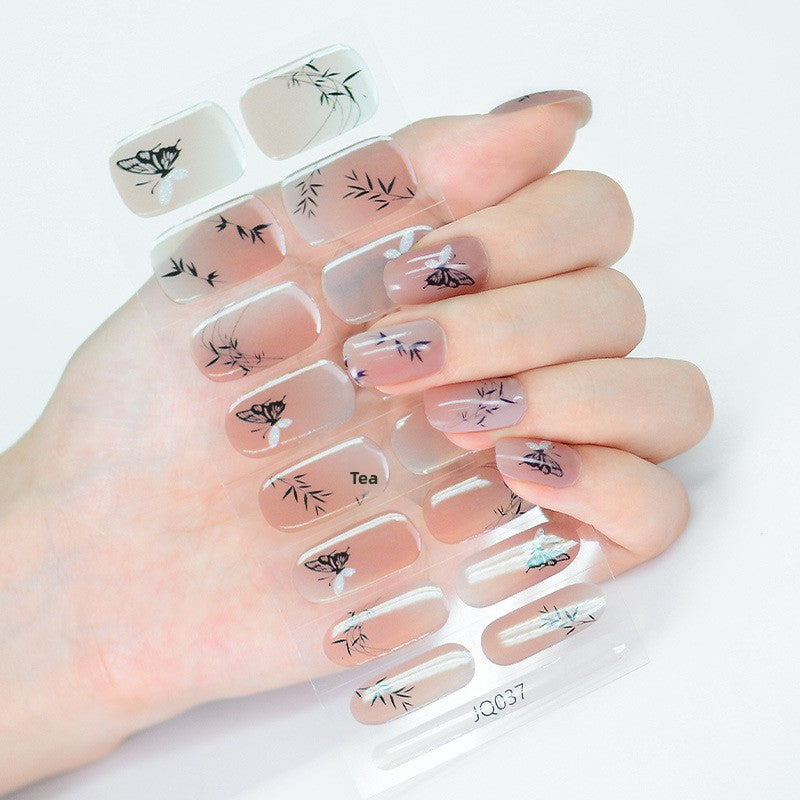 Nail Decals Embossed Nail Art Stickers Nail Stickers Bohemia Nail Designs Decals Nail Decoration for Women Girls Nail Art Supplies