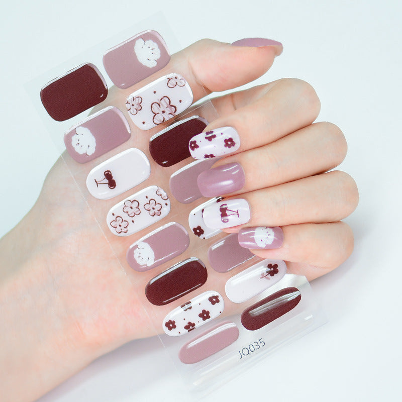 Nail Decals Embossed Nail Art Stickers Nail Stickers Bohemia Nail Designs Decals Nail Decoration for Women Girls Nail Art Supplies