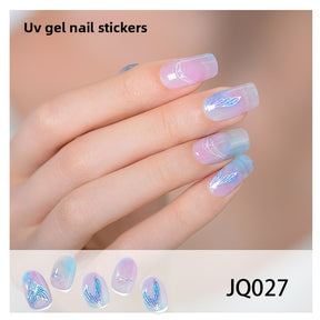 Nail Decals Embossed Nail Art Stickers Nail Stickers Bohemia Nail Designs Decals Nail Decoration for Women Girls Nail Art Supplies